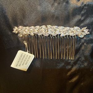 Crystal Leaf Vine Hair Comb